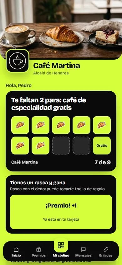 Mit dem Finger rubbeln